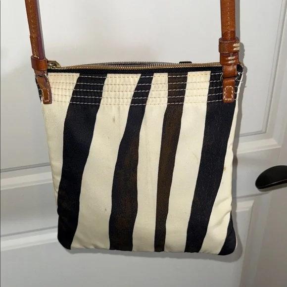 Dooney Burke Zebra Print Crossbody Bag - Picture 5 of 8
